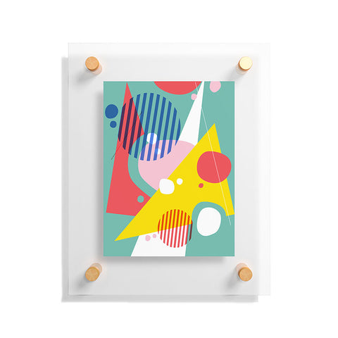 Trevor May Abstract Pop II Floating Acrylic Print