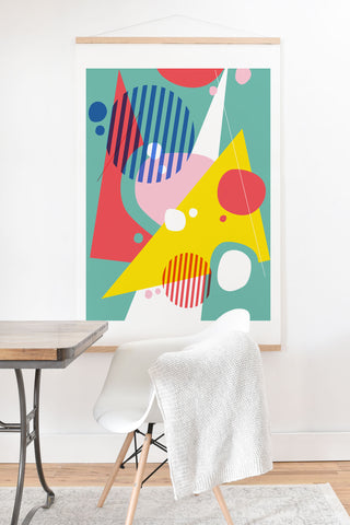 Trevor May Abstract Pop II Art Print And Hanger