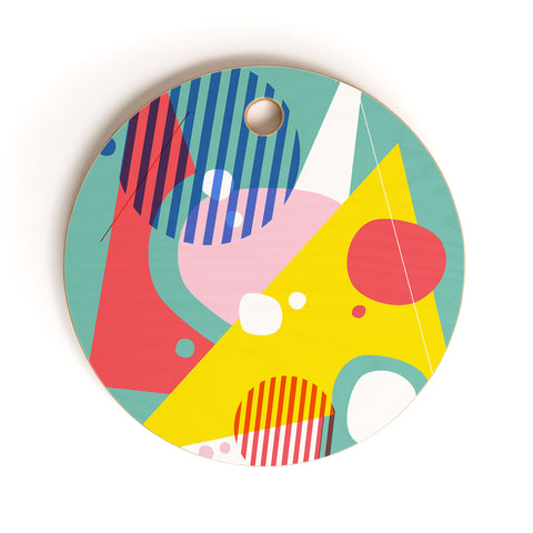 Trevor May Abstract Pop II Cutting Board Round