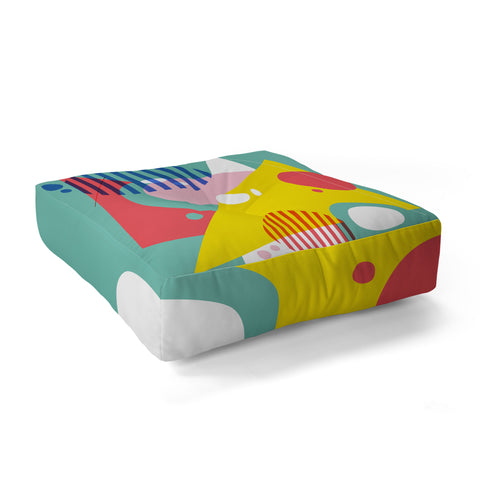 Trevor May Abstract Pop II Floor Pillow Square