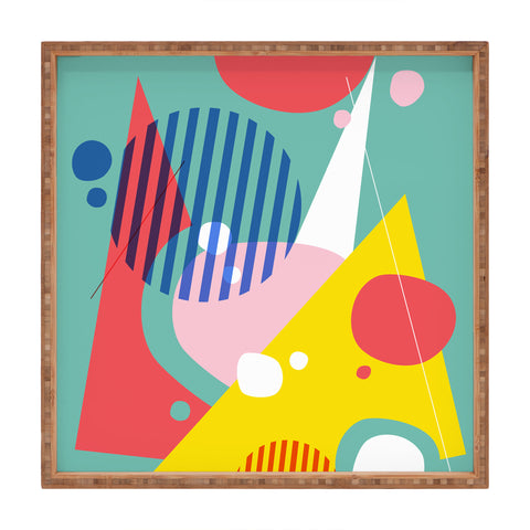 Trevor May Abstract Pop II Square Tray