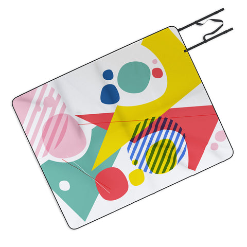 Trevor May Abstract Pop IV Picnic Blanket