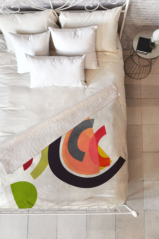 Trevor May Cocktail I Whiskey Sour Fleece Throw Blanket