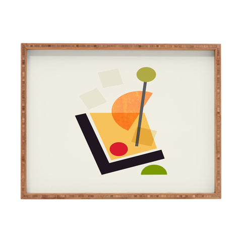 Trevor May Cocktail III Old Fashioned Rectangular Tray