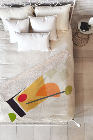 Trevor May Cocktail III Old Fashioned Fleece Throw Blanket