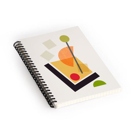 Trevor May Cocktail III Old Fashioned Spiral Notebook