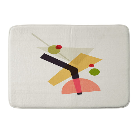 Trevor May Cocktail IV Martini Memory Foam Bath Mat