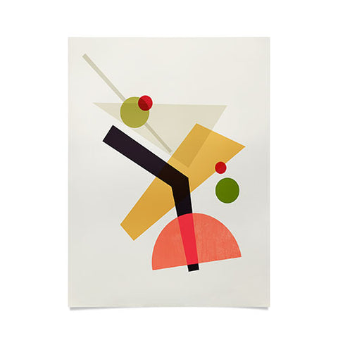 Trevor May Cocktail IV Martini Poster