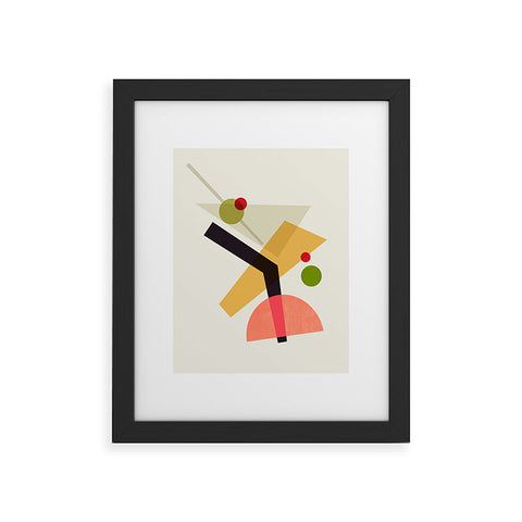 Trevor May Cocktail IV Martini Framed Art Print