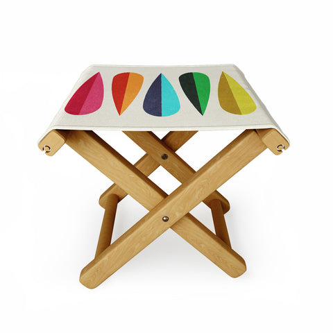 Trevor May Feathers I Folding Stool