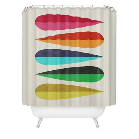 Trevor May Feathers I Shower Curtain