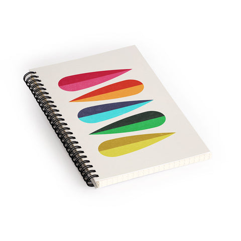 Trevor May Feathers I Spiral Notebook