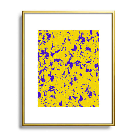 Triangle Footprint 1florec4 Metal Framed Art Print