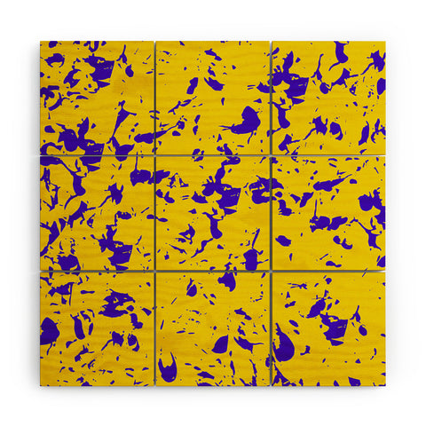 Triangle Footprint 1florec4 Wood Wall Mural