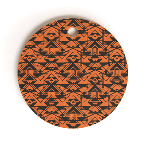 Triangle Footprint 1tridiv1big Cutting Board Round