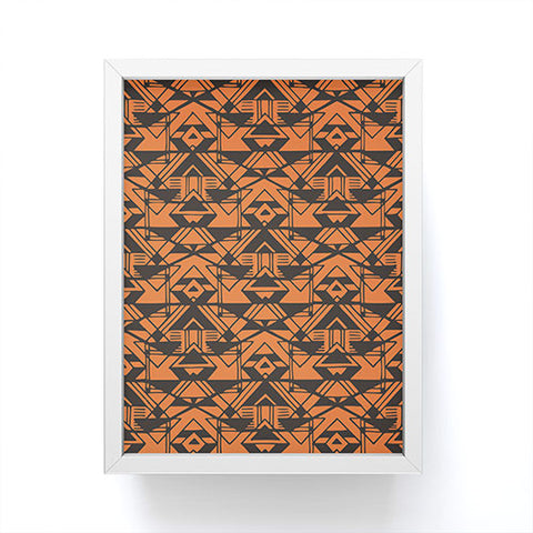 Triangle Footprint 1tridiv1big Framed Mini Art Print