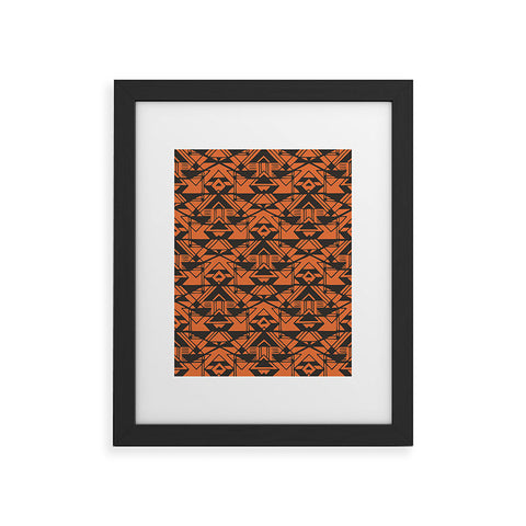 Triangle Footprint 1tridiv1big Framed Art Print