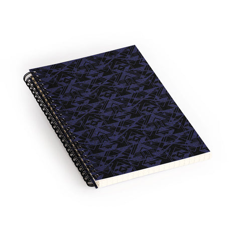 Triangle Footprint 1tridiv2big Spiral Notebook