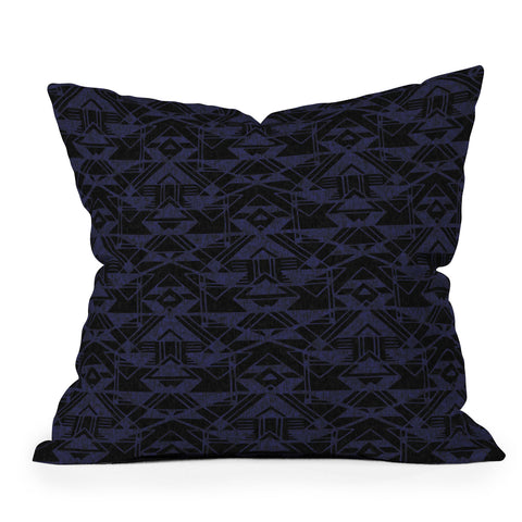 Triangle Footprint 1tridiv2big Throw Pillow