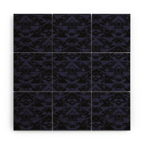 Triangle Footprint 1tridiv2big Wood Wall Mural