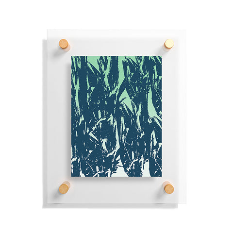 Triangle Footprint 2florec3 Floating Acrylic Print