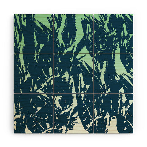 Triangle Footprint 2florec3 Wood Wall Mural