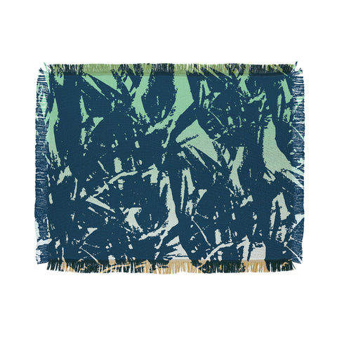 Triangle Footprint 2florec3 Throw Blanket