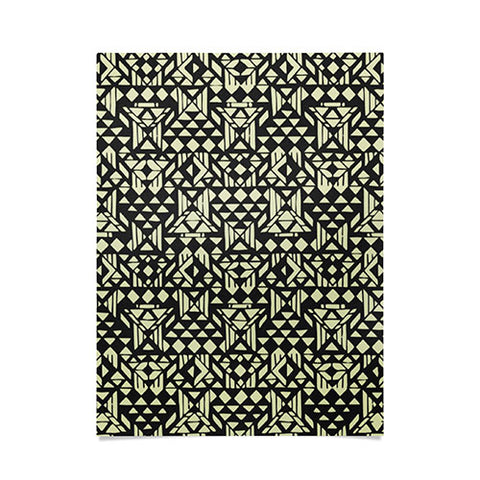 Triangle Footprint 2tridiv1big Poster