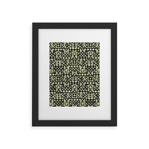 Triangle Footprint 2tridiv1big Framed Art Print