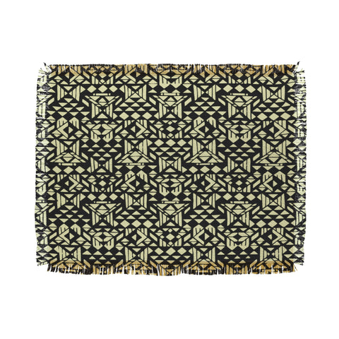 Triangle Footprint 2tridiv1big Throw Blanket