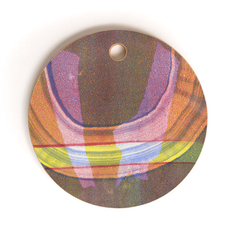 Triangle Footprint a little bit of pressure Cutting Board Round