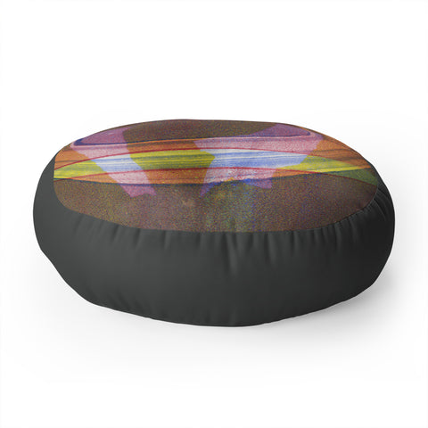 Triangle Footprint a little bit of pressure Floor Pillow Round