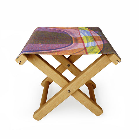 Triangle Footprint a little bit of pressure Folding Stool