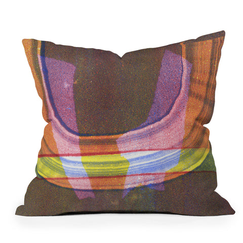 Triangle Footprint a little bit of pressure Throw Pillow