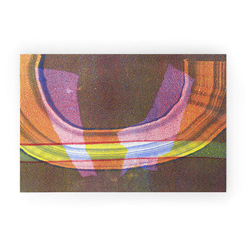 Triangle Footprint a little bit of pressure Welcome Mat