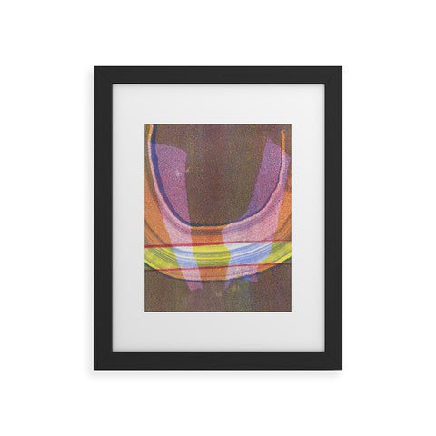 Triangle Footprint a little bit of pressure Framed Art Print