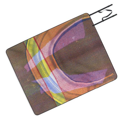 Triangle Footprint a little bit of pressure Picnic Blanket