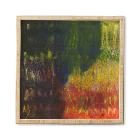 Triangle Footprint back in rhythm Framed Wall Art