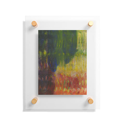 Triangle Footprint back in rhythm Floating Acrylic Print