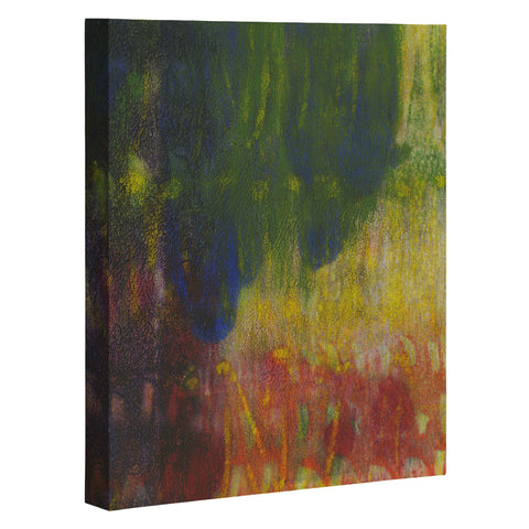 Triangle Footprint back in rhythm Art Canvas