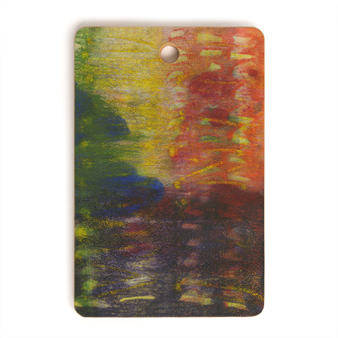 Triangle Footprint back in rhythm Cutting Board Rectangle