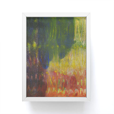 Triangle Footprint back in rhythm Framed Mini Art Print