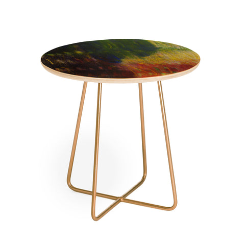 Triangle Footprint back in rhythm Round Side Table