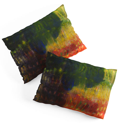 Triangle Footprint back in rhythm Pillow Shams