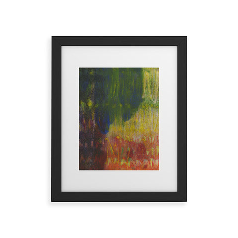 Triangle Footprint back in rhythm Framed Art Print