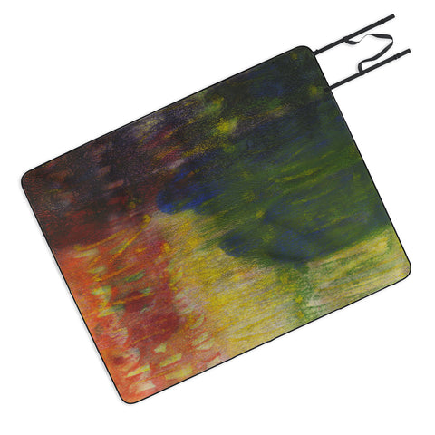 Triangle Footprint back in rhythm Picnic Blanket