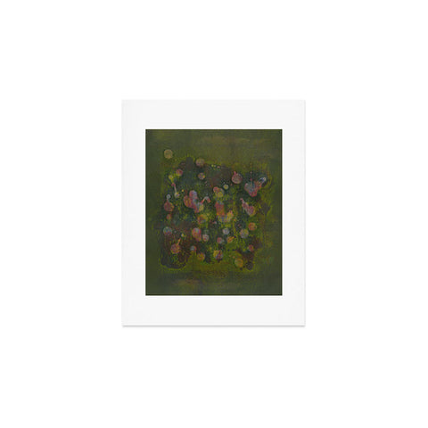 Triangle Footprint before it leaves Art Print
