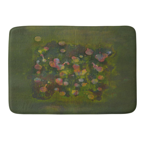 Triangle Footprint before it leaves Memory Foam Bath Mat