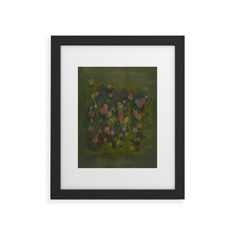 Triangle Footprint before it leaves Framed Art Print