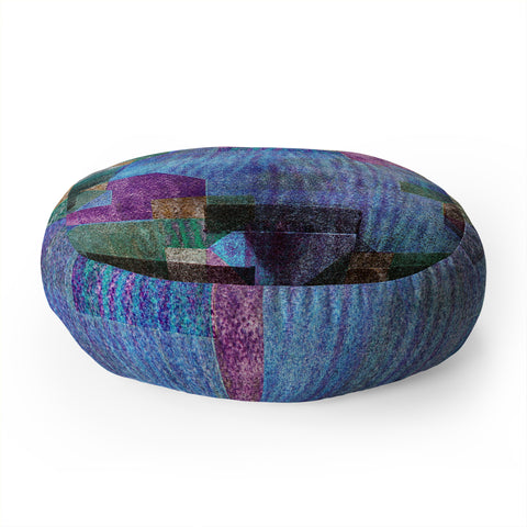 Triangle Footprint Ca1 Floor Pillow Round